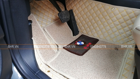 Thảm lót sàn ô tô 5D 6D BMW X1 2017 - nay Bảo hành tới 5 năm, thiết kế riêng theo form xe che phủ sàn xe tới 90%